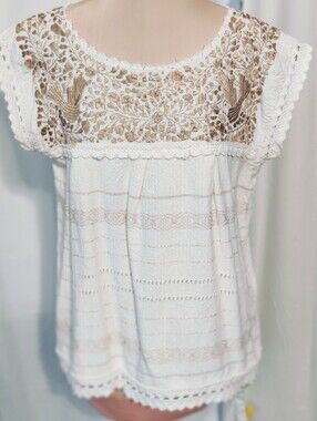 Nativa boxy boho Cotton Popover Top heavy embroidery Birds Chore Shirt  Chic